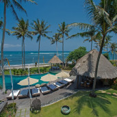 Taman Ahimsa Pool Beachfornt, Events Villa Bali, Holiday Large Group Villas